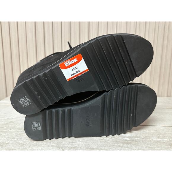EILEEN FISHER Capa Wedge Chukka Boot In Black Sz 8 Brand New - Picture 12 of 14